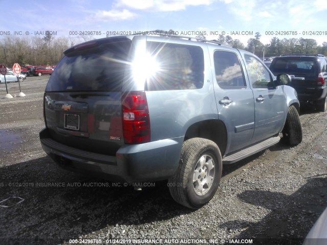 1GNFC23019R136131 - 2009 CHEVROLET TAHOE C1500 LT BLUE photo 4