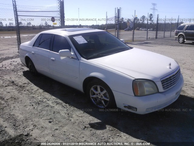 1G6KD54Y12U184373 - 2002 CADILLAC DEVILLE WHITE photo 1