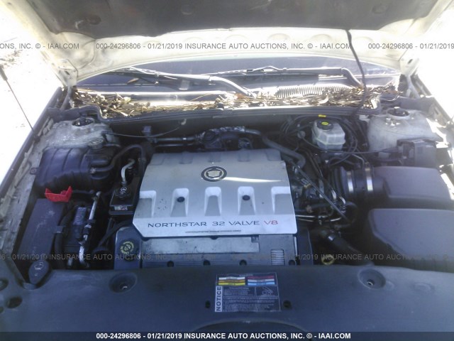 1G6KD54Y12U184373 - 2002 CADILLAC DEVILLE WHITE photo 10