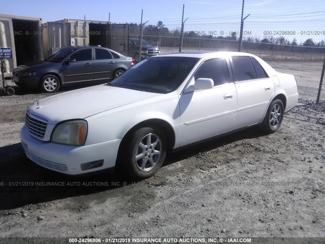 1G6KD54Y12U184373 - 2002 CADILLAC DEVILLE WHITE photo 2