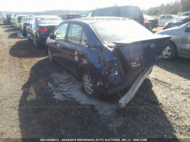 JT2BK18U420064666 - 2002 TOYOTA PRIUS BLUE photo 3