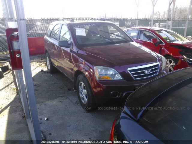 KNDJC736975688713 - 2007 KIA SORENTO EX/LX RED photo 1