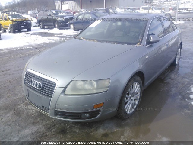 WAUDG74F26N072265 - 2006 AUDI A6 3.2 QUATTRO GRAY photo 2