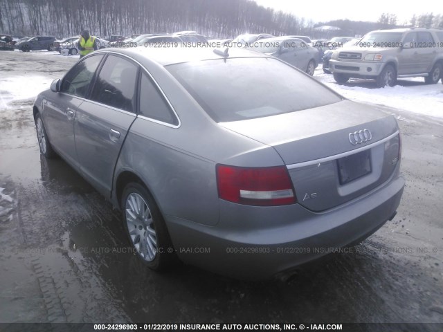 WAUDG74F26N072265 - 2006 AUDI A6 3.2 QUATTRO GRAY photo 3