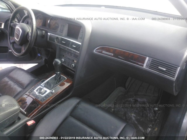 WAUDG74F26N072265 - 2006 AUDI A6 3.2 QUATTRO GRAY photo 5