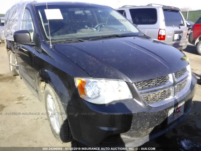 2C4RDGCG7FR526847 - 2015 DODGE GRAND CARAVAN SXT GRAY photo 1