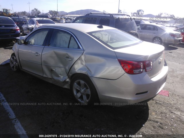 1G11B5SA2DF259389 - 2013 CHEVROLET MALIBU LS BEIGE photo 3