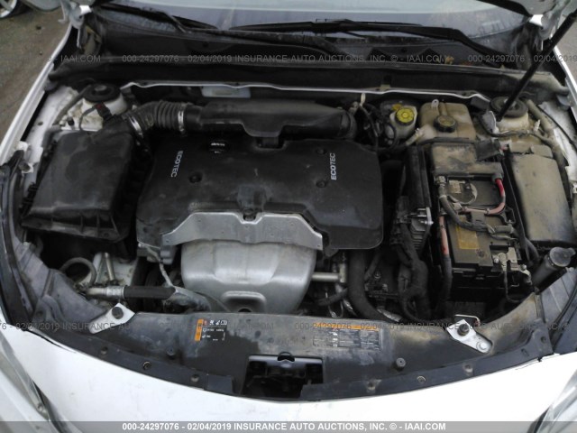 1G11B5SLXFF208114 - 2015 CHEVROLET MALIBU LS WHITE photo 10