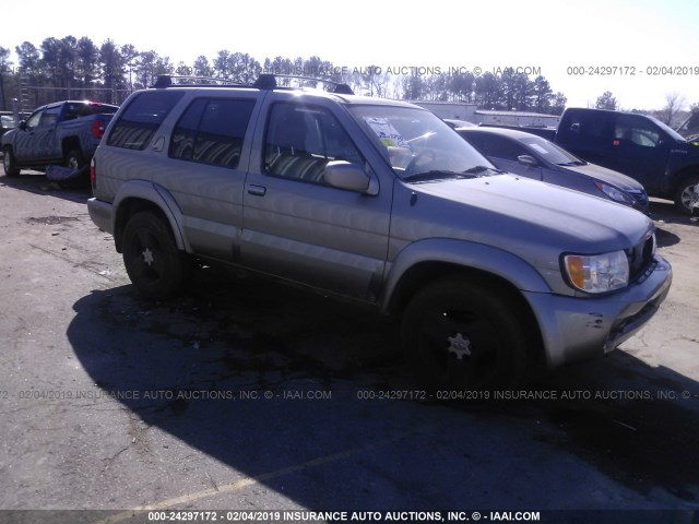 JNRDR09Y33W304182 - 2003 INFINITI QX4 GRAY photo 1