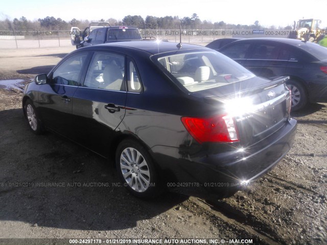 JF1GE616X8H503804 - 2008 SUBARU IMPREZA 2.5I BLACK photo 3