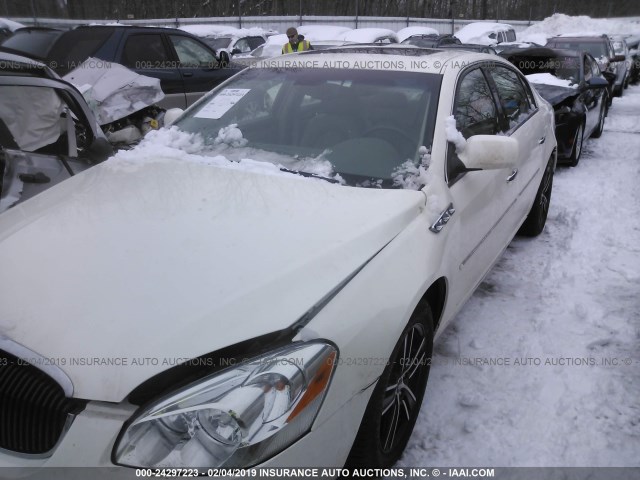 1G4HD572X7U102268 - 2007 BUICK LUCERNE CXL WHITE photo 2