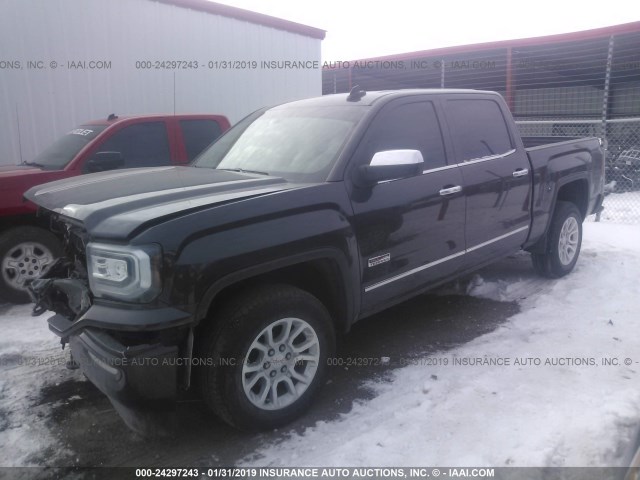 3GTU2NEC5GG261898 - 2016 GMC SIERRA K1500 SLT GRAY photo 2