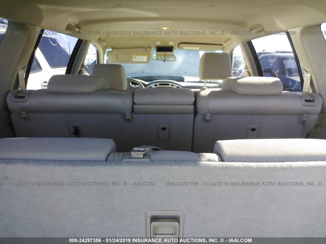 JTEDP21A060108476 - 2006 TOYOTA HIGHLANDER LIMITED TAN photo 8