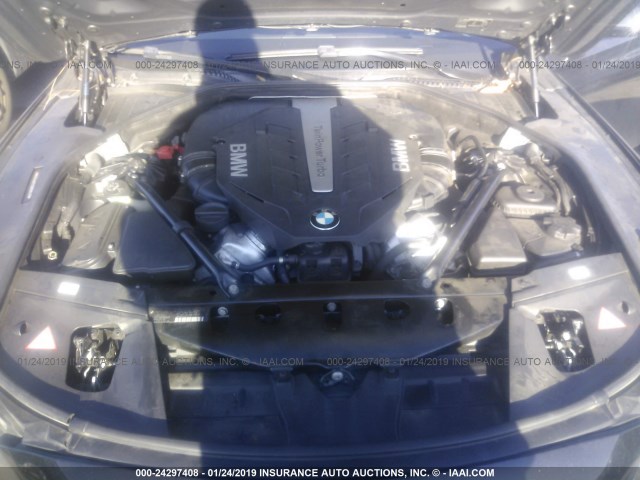 WBAKA8C57CDX01429 - 2012 BMW 750 I BLACK photo 10