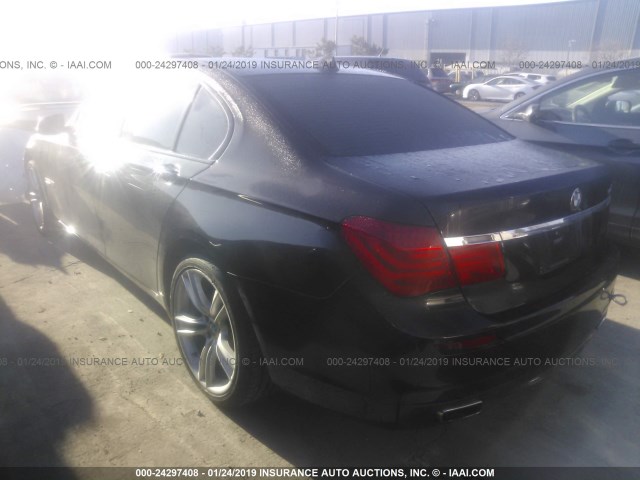 WBAKA8C57CDX01429 - 2012 BMW 750 I BLACK photo 3