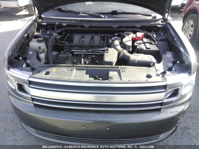 2FMGK5D86GBA01096 - 2016 FORD FLEX LIMITED GRAY photo 10