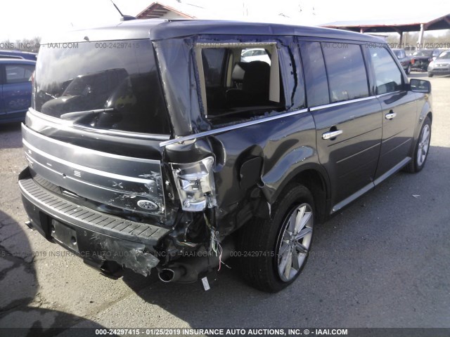 2FMGK5D86GBA01096 - 2016 FORD FLEX LIMITED GRAY photo 6