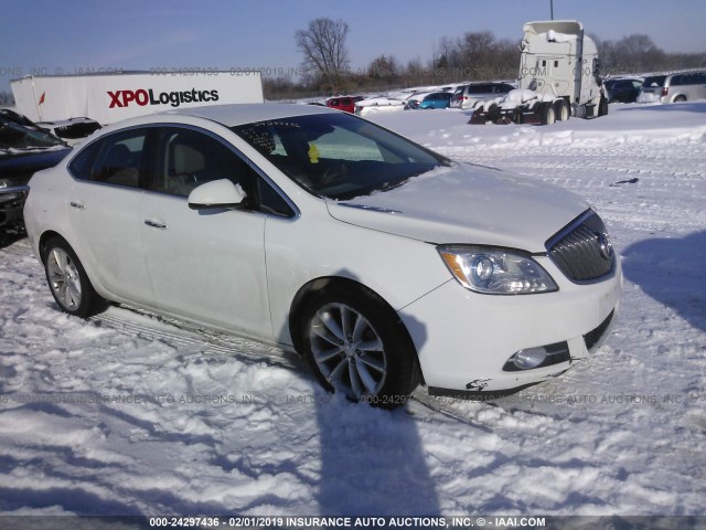 1G4PR5SK2C4197374 - 2012 BUICK VERANO CONVENIENCE WHITE photo 1