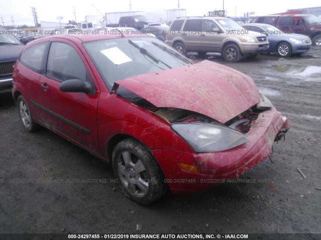 3FAFP31303R191526 - 2003 FORD FOCUS ZX3 RED photo 1