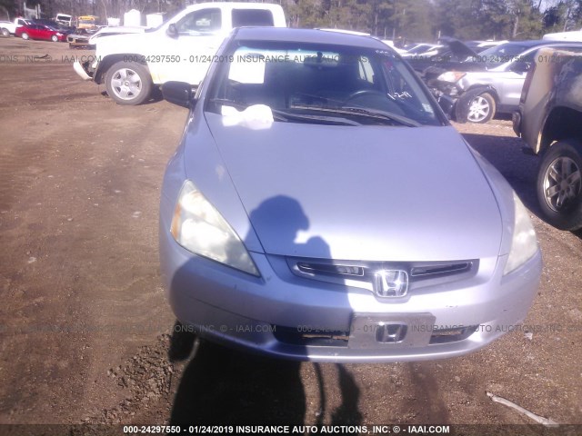 1HGCM56145A107831 - 2005 HONDA ACCORD DX GRAY photo 6