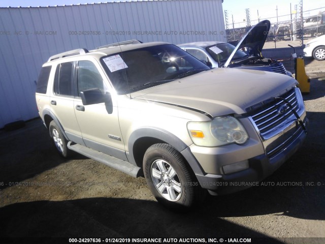 1FMEU73E16UB53638 - 2006 FORD EXPLORER XLT BEIGE photo 1