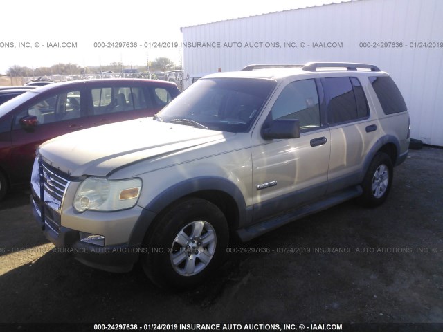 1FMEU73E16UB53638 - 2006 FORD EXPLORER XLT BEIGE photo 2