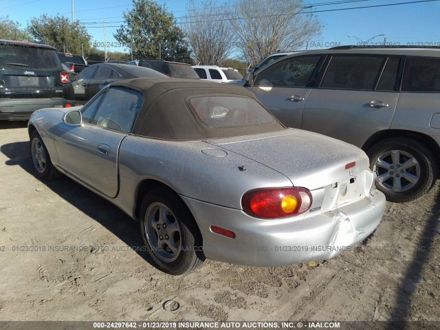 JM1NB3533Y0156436 - 2000 MAZDA MX-5 MIATA LS SILVER photo 3