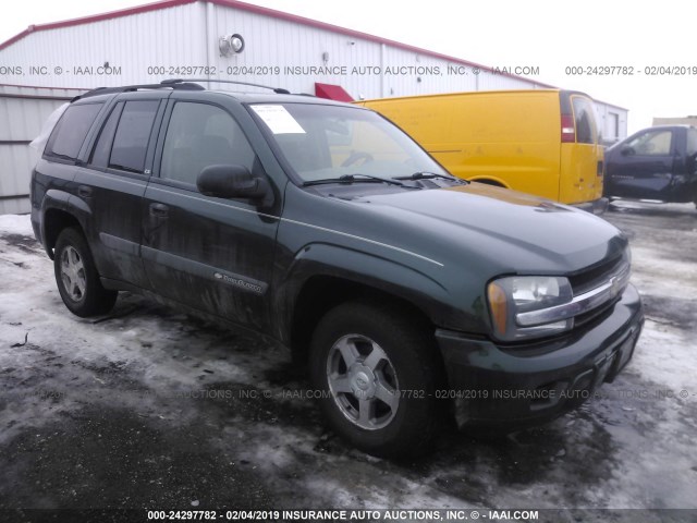 1GNDT13S842370562 - 2004 CHEVROLET TRAILBLAZER LS/LT GREEN photo 1