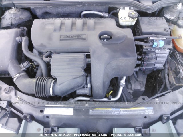 1G8AJ58F77Z108624 - 2007 SATURN ION LEVEL 2 GREEN photo 10