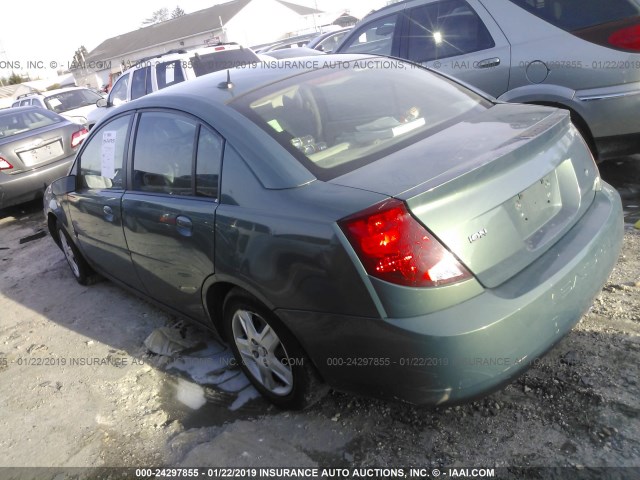 1G8AJ58F77Z108624 - 2007 SATURN ION LEVEL 2 GREEN photo 3