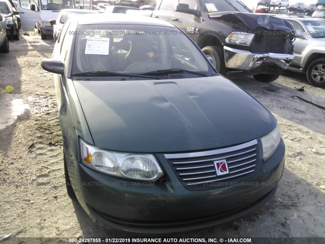 1G8AJ58F77Z108624 - 2007 SATURN ION LEVEL 2 GREEN photo 6