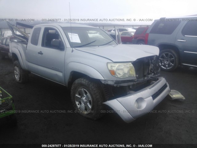 5TETU62N95Z117273 - 2005 TOYOTA TACOMA PRERUNNER ACCESS CAB SILVER photo 1