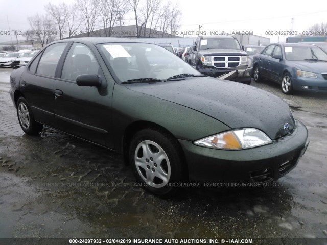 1G1JF5248Y7255667 - 2000 CHEVROLET CAVALIER LS GREEN photo 1