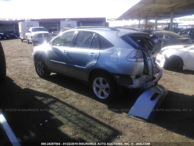 JTJGW31U582008642 - 2008 LEXUS RX 400H BLUE photo 3