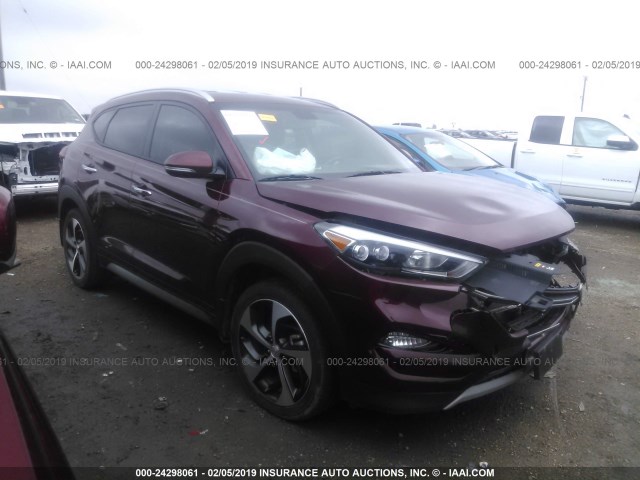 KM8J33A22HU358441 - 2017 HYUNDAI TUCSON LIMITED/SPORT AND ECO/SE MAROON photo 1