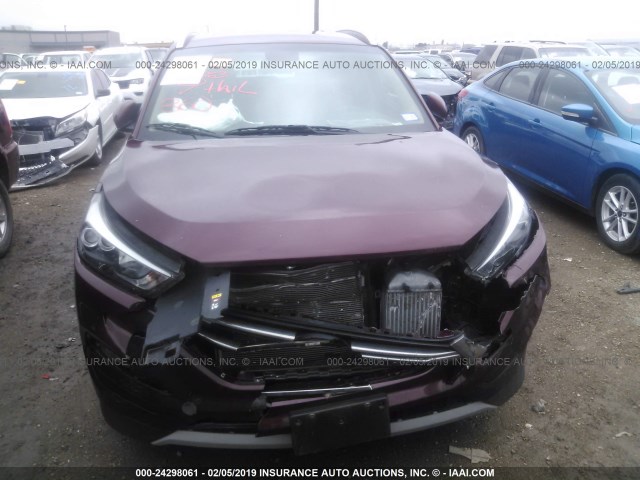 KM8J33A22HU358441 - 2017 HYUNDAI TUCSON LIMITED/SPORT AND ECO/SE MAROON photo 6