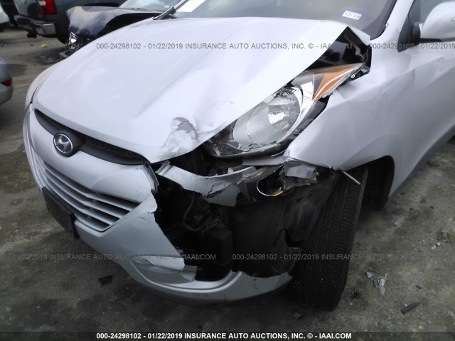 KM8JU3AC3CU378745 - 2012 HYUNDAI TUCSON GLS/LIMITED SILVER photo 6