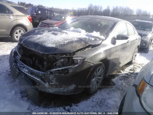 1C3CCCAB9FN535852 - 2015 CHRYSLER 200 LIMITED GRAY photo 2