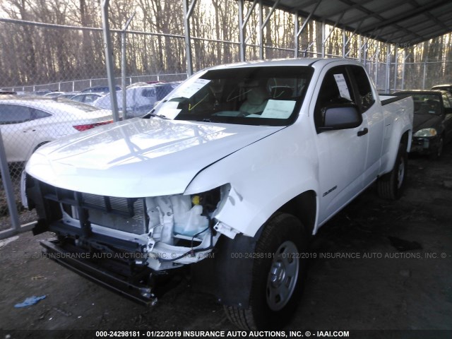 1GCHSBEN9H1165824 - 2017 CHEVROLET COLORADO WHITE photo 2