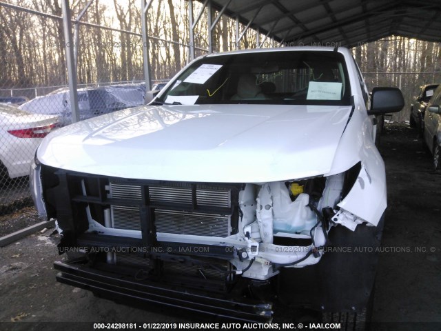 1GCHSBEN9H1165824 - 2017 CHEVROLET COLORADO WHITE photo 6