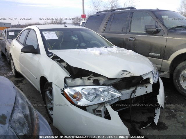 1G2ZG57N584281173 - 2008 PONTIAC G6 SE WHITE photo 1