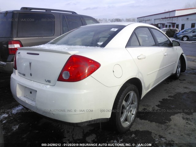 1G2ZG57N584281173 - 2008 PONTIAC G6 SE WHITE photo 4