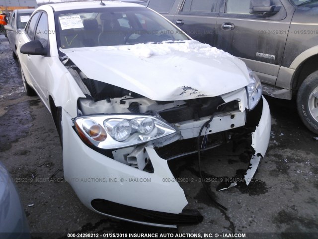 1G2ZG57N584281173 - 2008 PONTIAC G6 SE WHITE photo 6