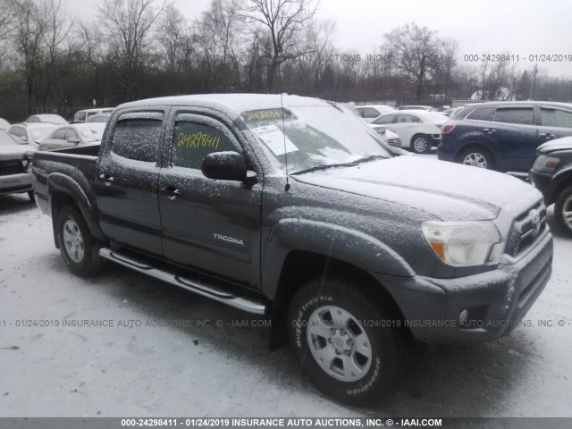 3TMLU4EN2FM204964 - 2015 TOYOTA TACOMA DOUBLE CAB/TRD PRO GRAY photo 1