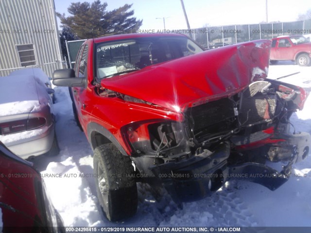 1D3KS28D86J128728 - 2006 DODGE RAM 2500 ST/SLT RED photo 1