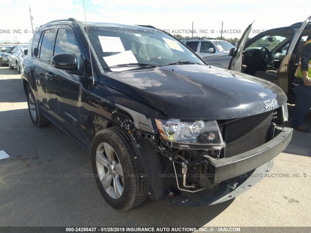 1C4NJCEA8FD329794 - 2015 JEEP COMPASS LATITUDE BLACK photo 1