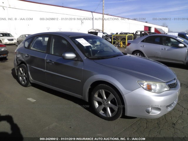 JF1GH63699H800553 - 2009 SUBARU IMPREZA OUTBACK SPORT SILVER photo 1