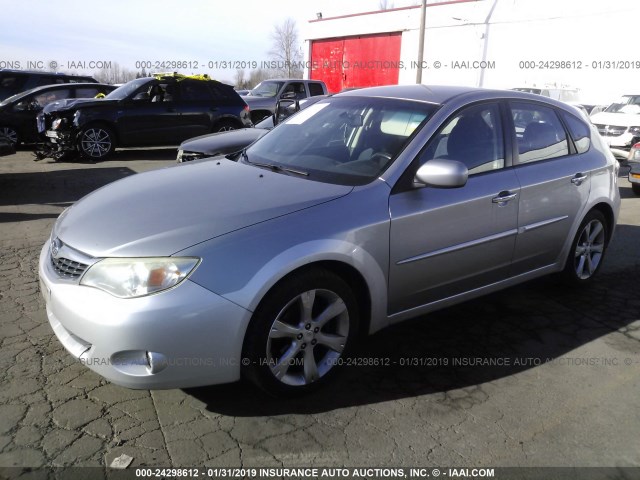 JF1GH63699H800553 - 2009 SUBARU IMPREZA OUTBACK SPORT SILVER photo 2