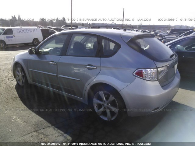 JF1GH63699H800553 - 2009 SUBARU IMPREZA OUTBACK SPORT SILVER photo 3