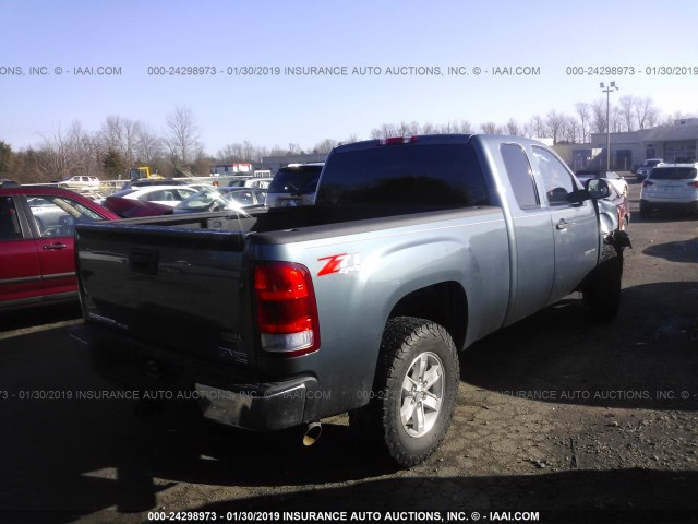 1GTR2VE72CZ253003 - 2012 GMC SIERRA K1500 SLE GRAY photo 4